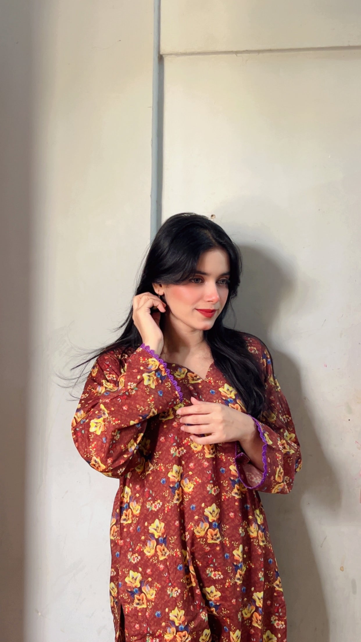 Elegant Printed 2-Piece Shirt & Trouser Co-ord Set | S to XL