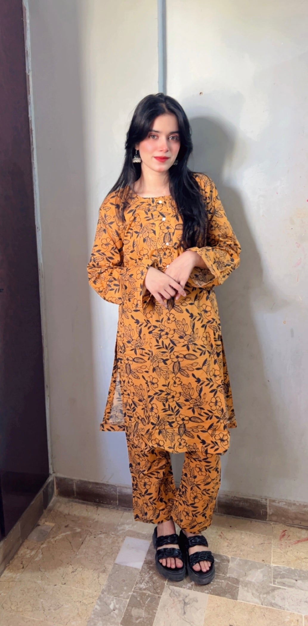 Elegant Printed 2-Piece Shirt & Trouser Co-ord Set | S to XL