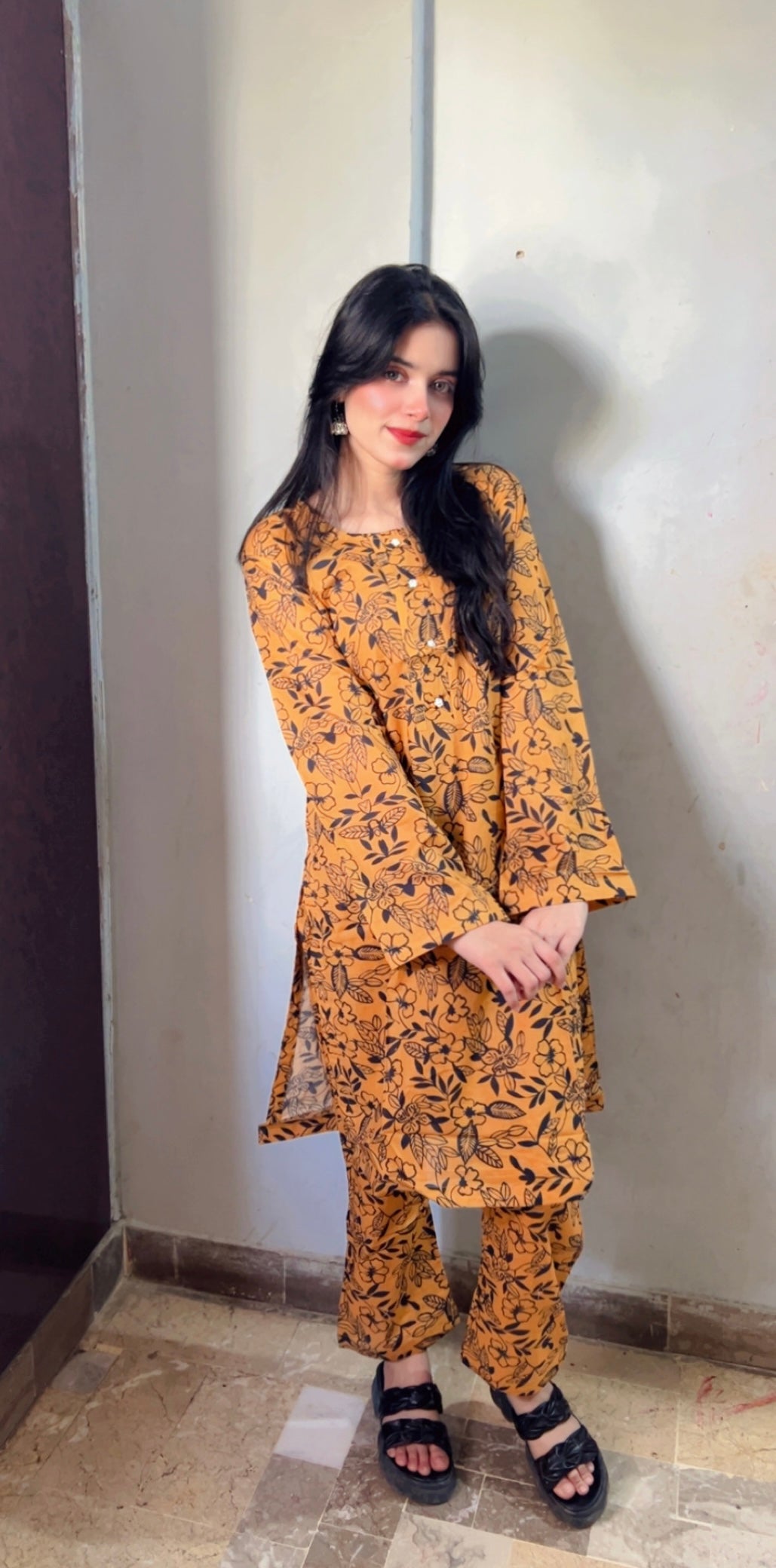 Elegant Printed 2-Piece Shirt & Trouser Co-ord Set | S to XL
