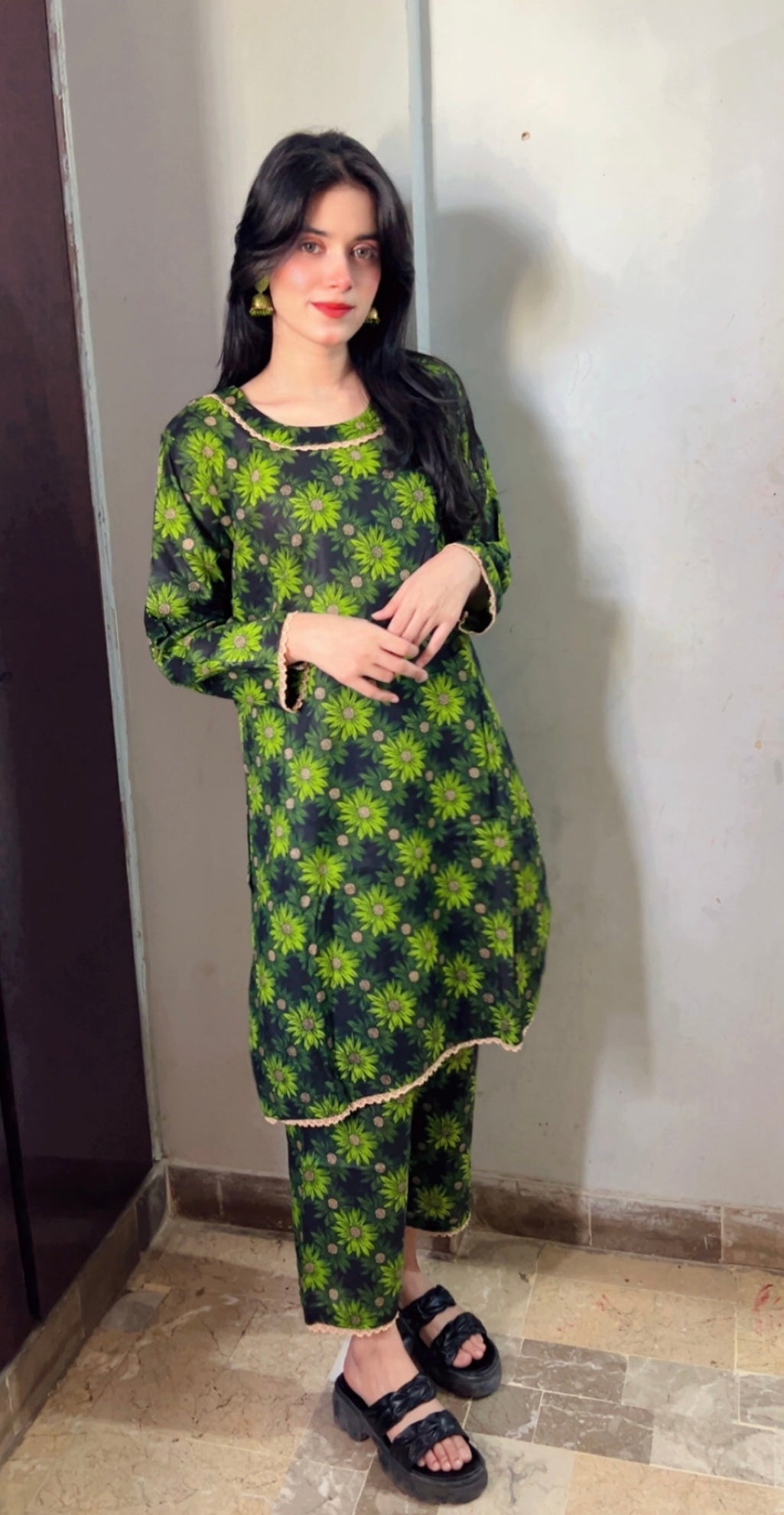Elegant Printed 2-Piece Shirt & Trouser Co-ord Set | S to XL