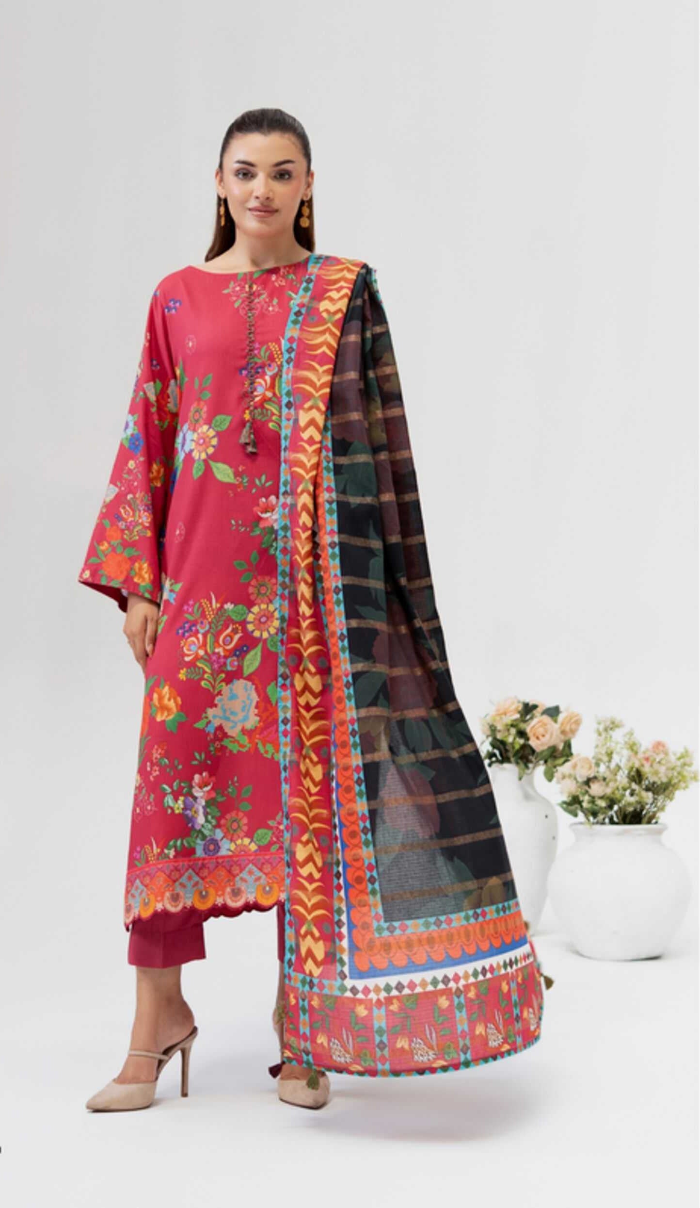 Linen Unstich 3 Piece Suit