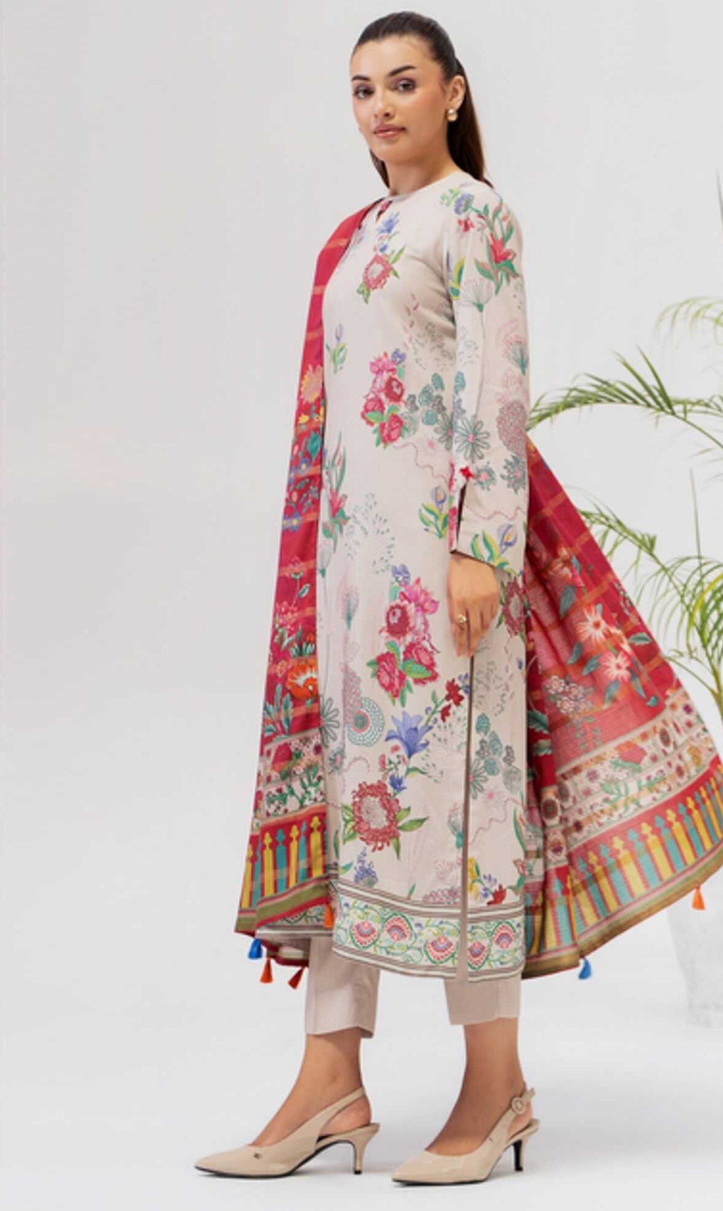 Linen Unstich 3 Piece Suit