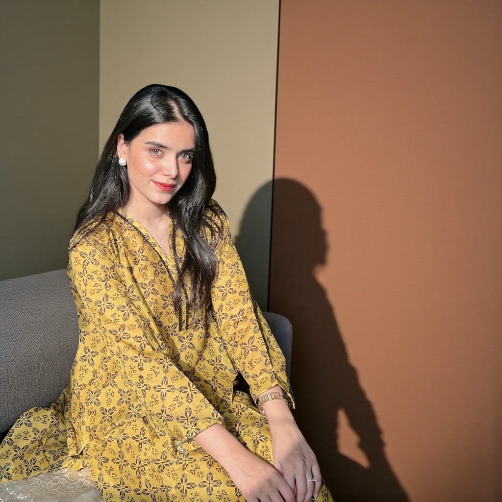 Hamsha 2 piece Stitched Summer Printed Lawn